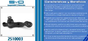 ROTULA DE SUSPENSION TOYOTA TACOMA 2510003-SYD