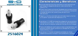 REBOTE Y CUBREPOLVO NISSAN APRIO 2516024-SYD