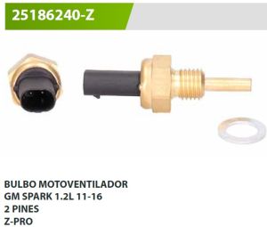 BULBO PARA MOTOVENTILADOR CHEVROLET-GMC-BUICK-CADILLAC SPARK 25186240-Z-ASIA