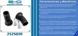 REBOTE Y CUBREPOLVO TOYOTA COROLLA 2525020-SYD