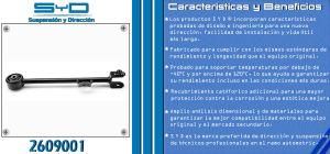 TIRANTE ESTABILIZADOR HONDA ACCORD 2609001-SYD