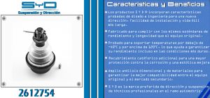 ROTULA DE SUSPENSION CHEVROLET-GMC-BUICK-CADILLAC AVALANCHE 2612754-SYD