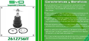 ROTULA DE SUSPENSION CHEVROLET-GMC-BUICK-CADILLAC AVALANCHE 2612756IT