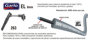 CABLES PARA BUJIA FORD-LINCOLN-MERCURY COUGAR 263-EL-GAR
