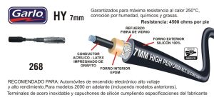 CABLES PARA BUJIA VOLKSWAGEN POINTER 268-HY-GAR