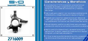 MANGUETA NISSAN SENTRA 2716009-SYD