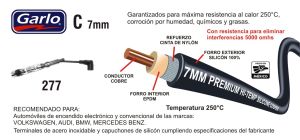CABLES PARA BUJIA VOLKSWAGEN GOLF 277-C-GAR