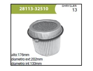 FILTRO PARA AIRE HYUNDAI  (AMERICANOS) ELANTRA 28113-32510-ASIA