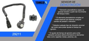 SENSOR DE DETONACION (KS) CHRYSLER-DODGE-HYUNDAI ATTITUDE 29211
