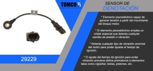 SENSOR DE DETONACION (KS) CHEVROLET-GMC-BUICK-CADILLAC CRUZE 29229