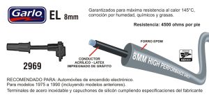 CABLES PARA BUJIA FORD-LINCOLN-MERCURY MUSTANG 2969-EL-GAR
