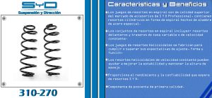 RESORTE PARA SUSPENSION SEAT LEON 310-270-SYD