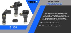 SENSOR DE VELOCIDAD (VSS) HONDA ACCORD 31104-TOM