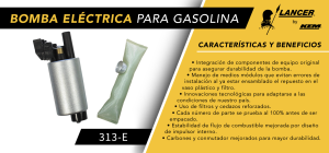 BOMBA DE GASOLINA FORD-LINCOLN-MERCURY AEROSTAR 313-E