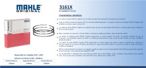 ANILLOS PARA PISTON   3161X-030