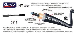 CABLES PARA BUJIA CHRYSLER-DODGE-HYUNDAI CARAVAN 3211-HY-GAR