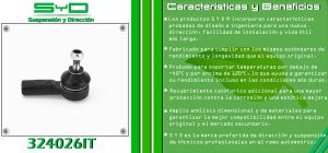 TERMINAL DE DIRECCION CHEVROLET-GMC-BUICK-CADILLAC CHEVY 324026IT