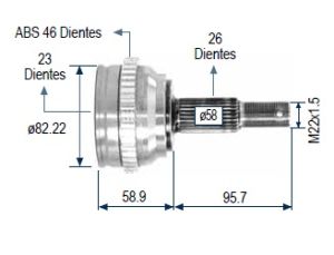 JUNTA HOMOCINETICA 327542