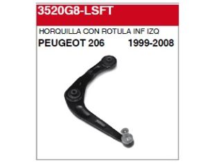 HORQUILLA DE SUSPENSION PEUGEOT 206 3520G8-LSFT-ASIA