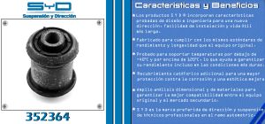 BUJE DE SUSPENSION CHEVROLET-GMC-BUICK-CADILLAC ASTRA 352364-SYD