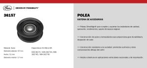 POLEA LOCA DISTRIBUCION FORD-LINCOLN-MERCURY EXPLORER 36157