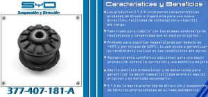 BUJE DE SUSPENSION VOLKSWAGEN POINTER 377-407-181A-SYD