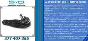 ROTULA DE SUSPENSION VOLKSWAGEN POINTER 377-407-365-SYD