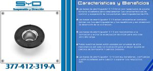 PLATO DE AMORTIGUADOR VOLKSWAGEN POINTER 377-412-319A-SYD