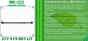 VARILLA DE SUSPENSION VOLKSWAGEN POINTER 377-419-801-LIT