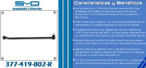 VARILLA DE SUSPENSION VOLKSWAGEN POINTER 377-419-802R-SYD