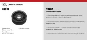 POLEA CHEVROLET-GMC-BUICK-CADILLAC ASTRO 38009