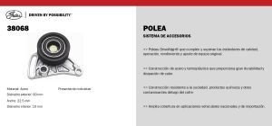 POLEA TENSORA VOLKSWAGEN PASSAT 38068