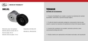 TENSOR DE BANDA FORD-LINCOLN-MERCURY BRONCO 38131