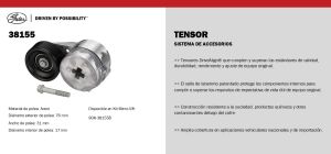 TENSOR DE BANDA FORD-LINCOLN-MERCURY RANGER 38155