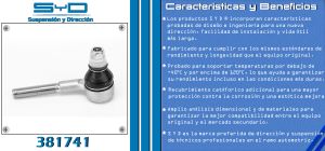 TERMINAL DE DIRECCION PEUGEOT 206 381741-SYD