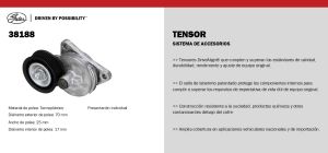 TENSOR DE BANDA FORD-LINCOLN-MERCURY CONTOUR 38188