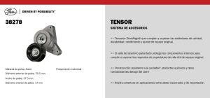 TENSOR DE BANDA ACURA CSX 38278