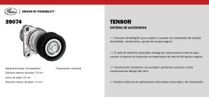 TENSOR DE BANDA MAZDA MAZDA 3 39074