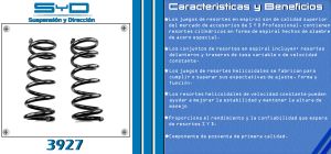 RESORTE PARA SUSPENSION CHEVROLET-GMC-BUICK-CADILLAC SUBURBAN 3927-SYD