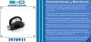 ABRAZADERA PARA SUSPENSION CHEVROLET-GMC-BUICK-CADILLAC BLAZER 3978931-SYD