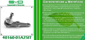 ROTULA DE SUSPENSION NISSAN SENTRA 40160-01A25IT