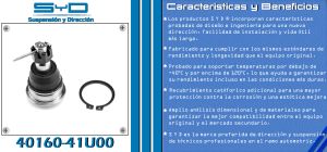 ROTULA DE SUSPENSION NISSAN MAXIMA 40160-41U00-SYD