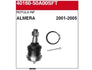 ROTULA DE SUSPENSION INFINITI G20 40160-50A00SFT-ASIA