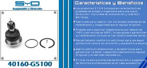 ROTULA DE SUSPENSION NISSAN ICHI VAN 40160-G5100-SYD