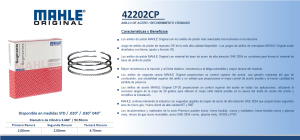 ANILLOS PARA PISTON FORD-LINCOLN-MERCURY SABLE 42202CP-STD