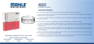 ANILLOS PARA PISTON TOYOTA 4 RUNNER 42227-010