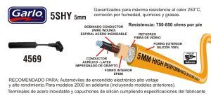 CABLES PARA BUJIA TOYOTA 4 RUNNER 4569-5SHY-GAR