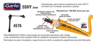 CABLES PARA BUJIA TOYOTA 4 RUNNER 4576-5SHY-GAR