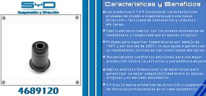 BUJE DE SUSPENSION CHRYSLER-DODGE-HYUNDAI CARAVAN 4689120-SYD