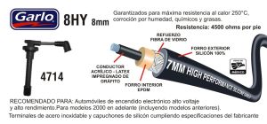 CABLES PARA BUJIA HONDA ACCORD 4714-8HY-GAR